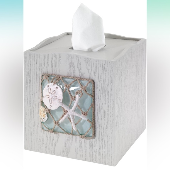 NWT Seaglass Tissue Box - Picture 6 of 7